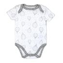 Rose Textiles - 100% Organic 3 Pk Bodysuit, Grey Image 4