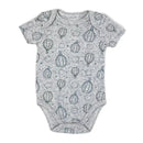Rose Textiles - 100% Organic 3 Pk Bodysuit, Grey Image 5