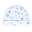 Rose Textiles - 100% Organic Cotton 5 Pack - Hat & Mitt Set, Blue Star Image 3