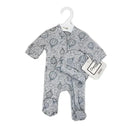 Rose Textiles - 100% Organic Heather Hot Air Balloon Sleeper + Hat, Grey Image 3