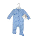 Rose Textiles - 100% Organic Heather Star Sleeper, Blue Image 2