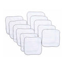 Rose Textiles - 10Pk Baby Washcloth Grey Image 2