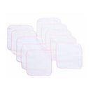 Rose Textiles - 10Pk Baby Washcloth Pink Image 2