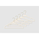 Rose Textiles - 10Pk Hangers With Gold Hook Ivory Image 2