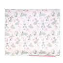 Rose Textiles - 2 Layer Mink Blanket, Bunnies Image 3