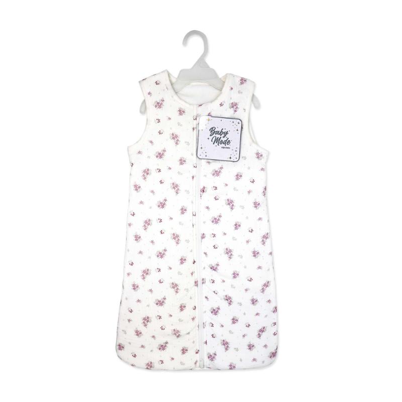 Rose Textiles - 2 Layer Sleep Sac Mauve Floral Image 2