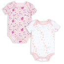 Rose Textiles - 2 Pack Galaxy Theme Bodysuit, Pink Image 1