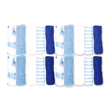 Rose Textiles - 20Pk Washcloth Set Blue Dino Image 2