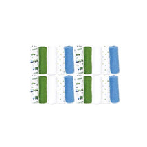 Rose Textiles - 20Pk Washcloth Set, Green Traffic Image 2