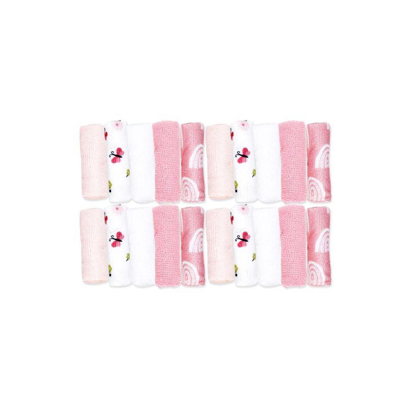 Rose Textiles - 20Pk Washcloth Set Rose Rainbow Image 2