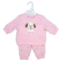 Rose Textiles - 2Pk Baby Girl Quilted Top & Fleece Pant Set, Doggy Image 2