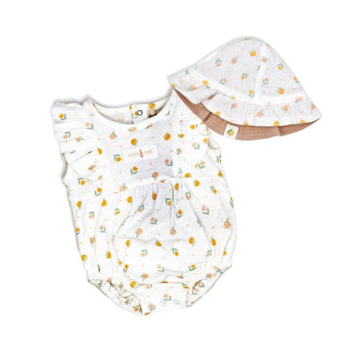 Rose Textiles - 2Pk Baby Girl Romper Set Little & Sweet Image 1