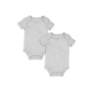 Rose Textiles - 2Pk Baby Neutral Solid Bodysuit, Grey Image 1