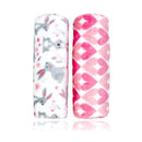 Rose Textiles - 2Pk Flannel Fleece Blanket Pink Bunnies Image 2