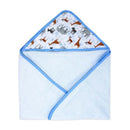 Rose Textiles - 2Pk Hooded Towel Blue Safari Image 3