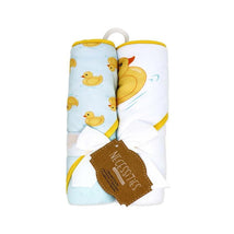 Rose Textiles - 2Pk Hooded Towel Yellow Duck Image 1