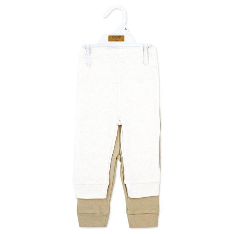 Rose Textiles 2Pk Naturelle Cuffed Pant Set Beige Image 2