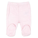Rose Textiles 2Pk Naturelle Footed Pant Set, Pink Image 4