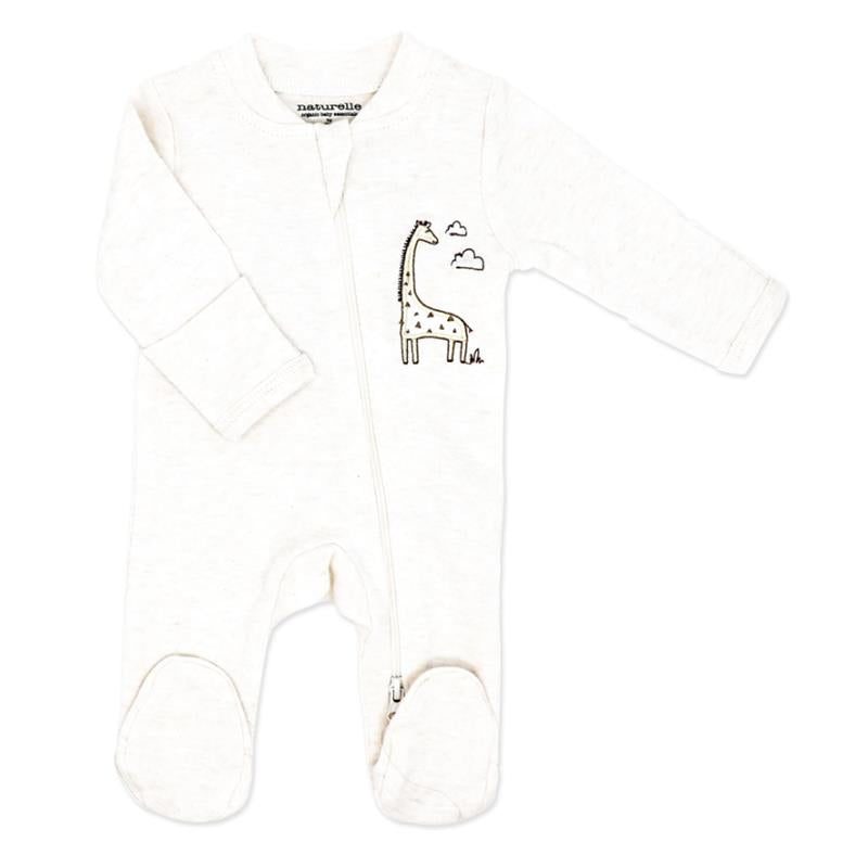 Rose Textiles 2Pk Preemie Mitted Sleeper, Beige Image 3