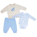 Rose Textiles - 3Pk Baby Boy Jogger Set, Blue Dino Image 1