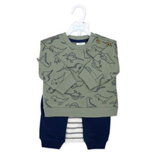 Rose Textiles - 3Pk Baby Boys French Terry Set, Dinosaur Image 2