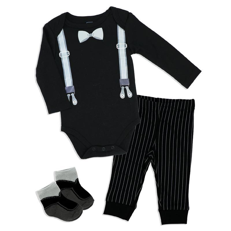 Rose Textiles - 3Pk Baby Boys Suspenders Dress Up Program Image 1