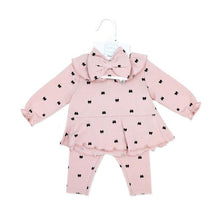 Rose Textiles - 3Pk Baby Girl Legging & Headband Set, Pink Heart Image 2