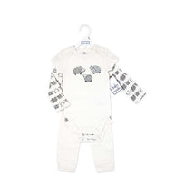 Rose Textiles - 3Pk Baby Neutral Turn Me Around Set, Safari Image 2