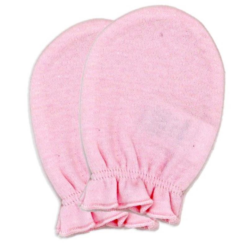 Rose Textiles 3Pk Naturelle Mitts Pink, 0/6M Image 2