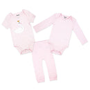 Rose Textiles 3Pk Naturelle Turn Me Around Set, Pink Image 1