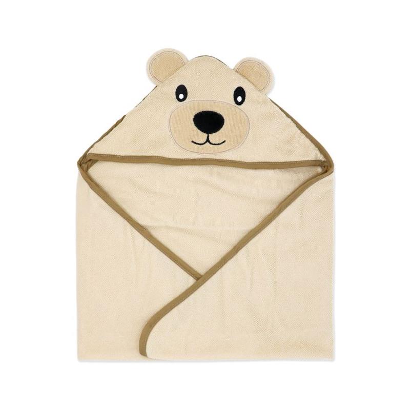Rose Textiles - 4 Pk Baby Hooded Towel Set Tan Bear Image 3