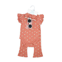 Rose Textiles - 4Pk Baby Girl Pant Set, Coral Floral Image 2