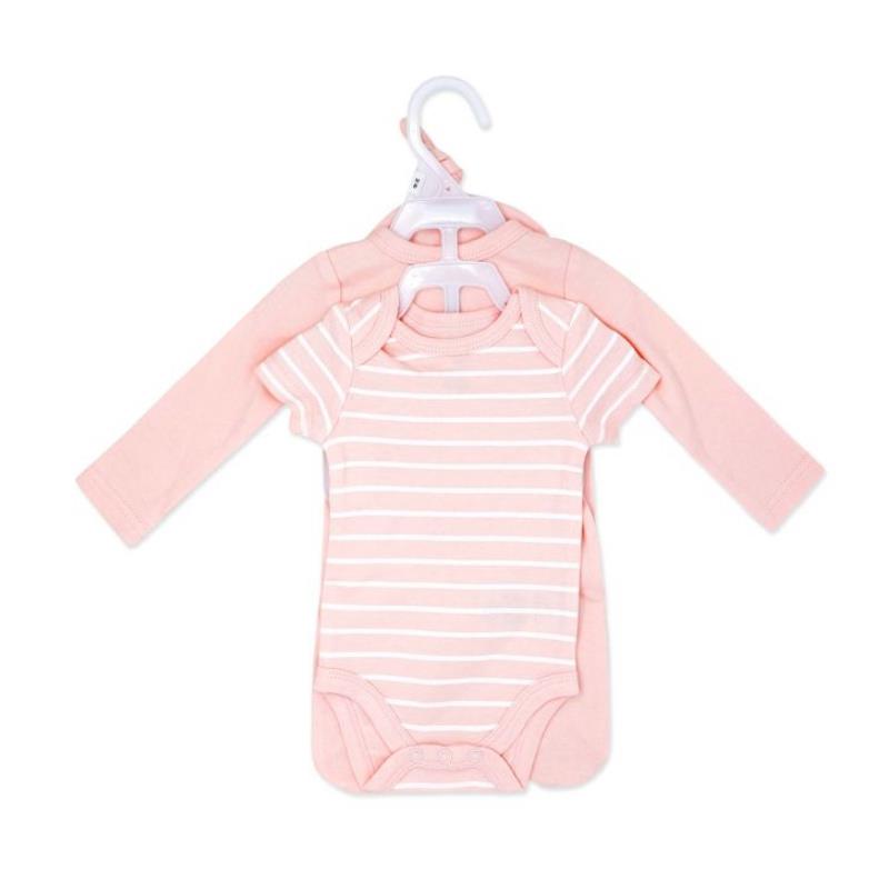 Rose Textiles - 4Pk Baby Girl Take Me Home Set, Pink Llama Image 3