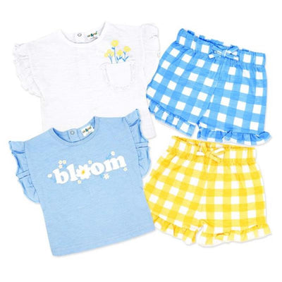 Rose Textiles - 4Pk Baby Girls Short Set Bloom Image 1