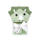 Rose Textiles - 4Pk Baby Hooded Towel Set Sage Dino Image 2