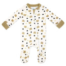 Rose Textiles - 4Pk Baby Neutral 4 Piece Set Tan Family Bear Image 3