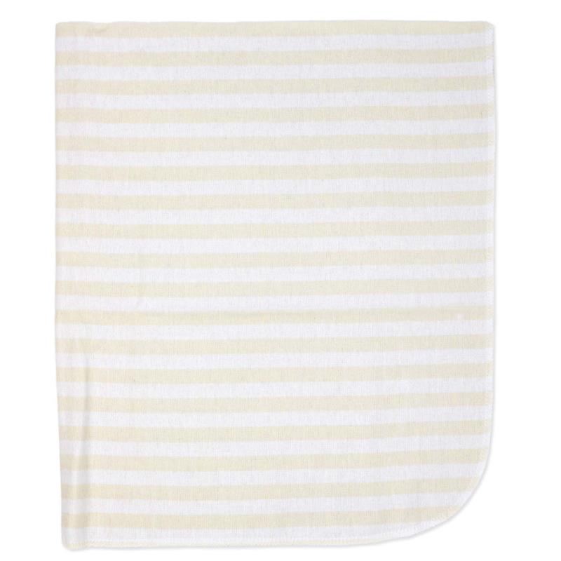 Rose Textiles 4Pk Flannel Receiving Blankets, Tan Folliage Image 5