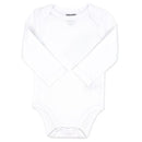 Rose Textiles 4Pk Naturelle Long Sleeve Bodysuit, White Image 3