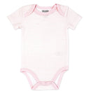 Rose Textiles 4Pk Naturelle Short Sleeve Bodysuit, Pink Image 3