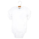 Rose Textiles 4Pk Naturelle Short Sleeve Bodysuit, White Image 2