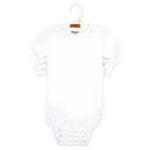 Rose Textiles 4Pk Naturelle Short Sleeve Bodysuit, White Image 2