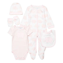 Rose Textiles - 5Pk Baby Girl Pink Elephant Set Image 1