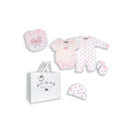 Rose Textiles - 5Pk Baby Girl Set With Gift Bag, Bow Image 1