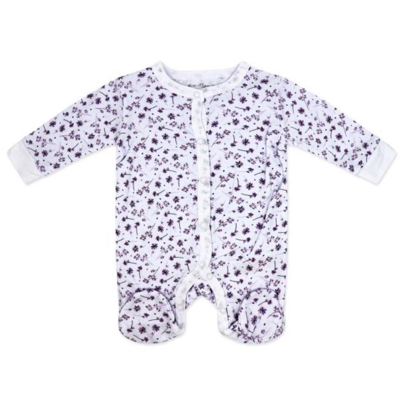 Rose Textiles - 5Pk Baby Girls Mesh Bag Set, Purple Floral Image 3