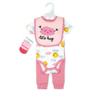 Rose Textiles - 5Pk Baby Girls Set, Pink Let's Hug Image 2