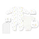 Rose Textiles - 5Pk Baby Neutral Mesh Bag Set, New Here Image 1