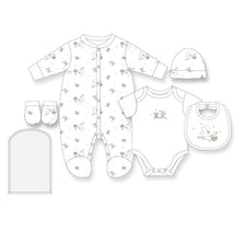 Rose Textiles - 5Pk Baby Neutral Mesh Bag Set Stork Image 1