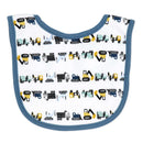 Rose Textiles 5Pk Bib & Sock Set, Blue Tractor  Image 5