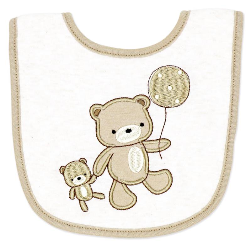 Rose Textiles 5Pk Naturelle Bib And Sock Set, Beige Image 3