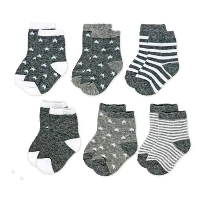 Rose Textiles - 6 Pars Crew Sock In A Box, Boys Image 1